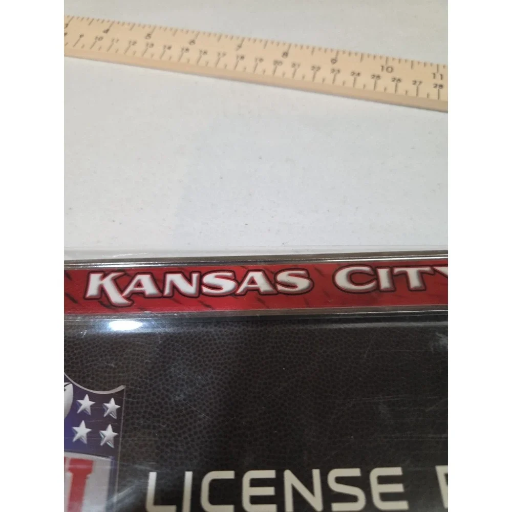 Kansas City Chiefs‎ 1 License Plate Frame New Official